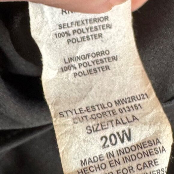 Maxine Of Hollywood Ruched One-Piece Swimsuit With Wide Straps Size 20WT - Picture 8 of 9